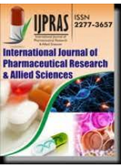 International Journal of Pharmaceutical Research and Allied Sciences (IJPRAS)